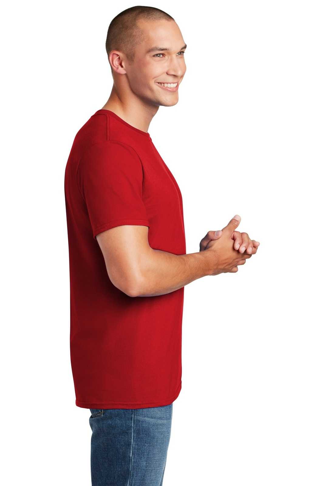 Gildan 64000 Softstyle T-Shirt - Cherry Red - HIT a Double