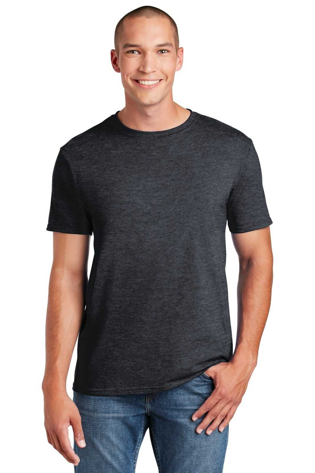 Gildan 64000 Softstyle T-Shirt - Dark Gray - HIT a Double