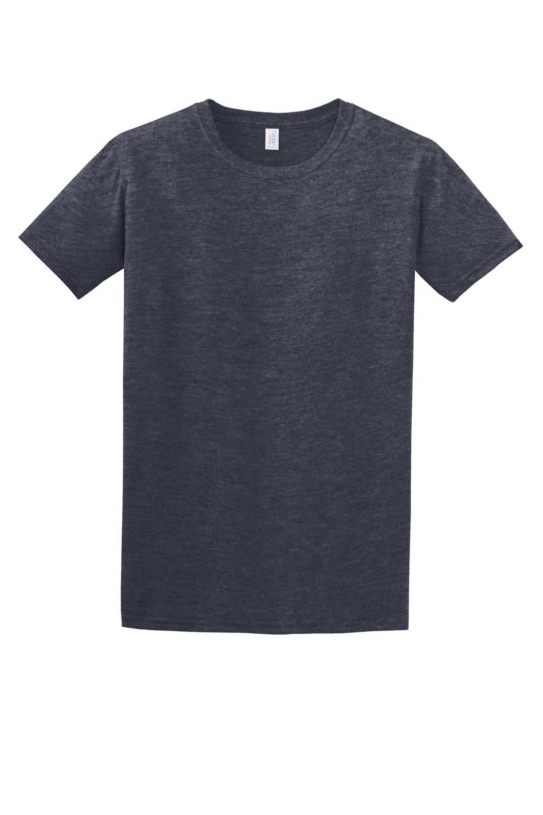 Gildan 64000 Softstyle T-Shirt - Heather Navy - HIT a Double