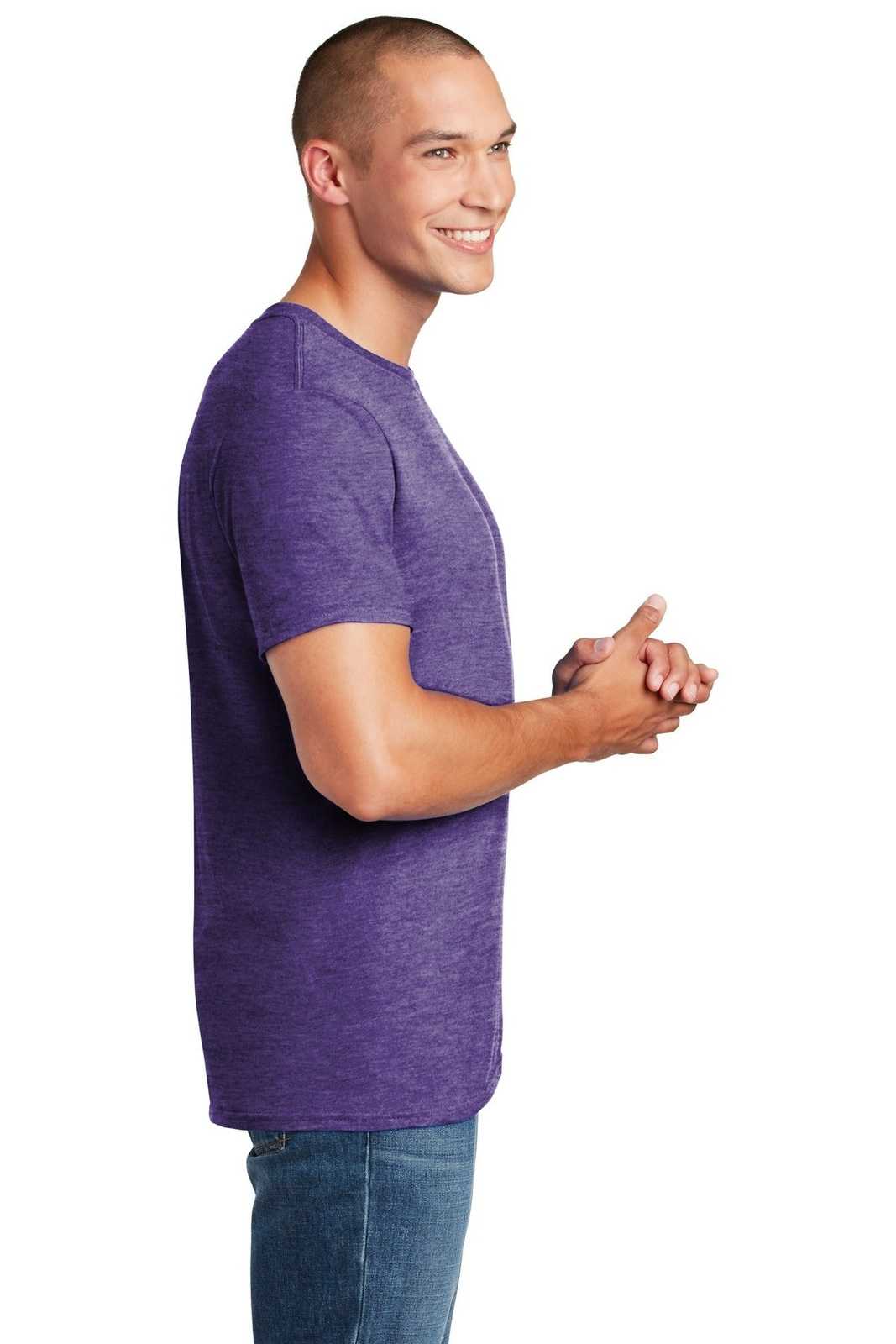 Gildan 64000 Softstyle T-Shirt - Heather Purple - HIT a Double