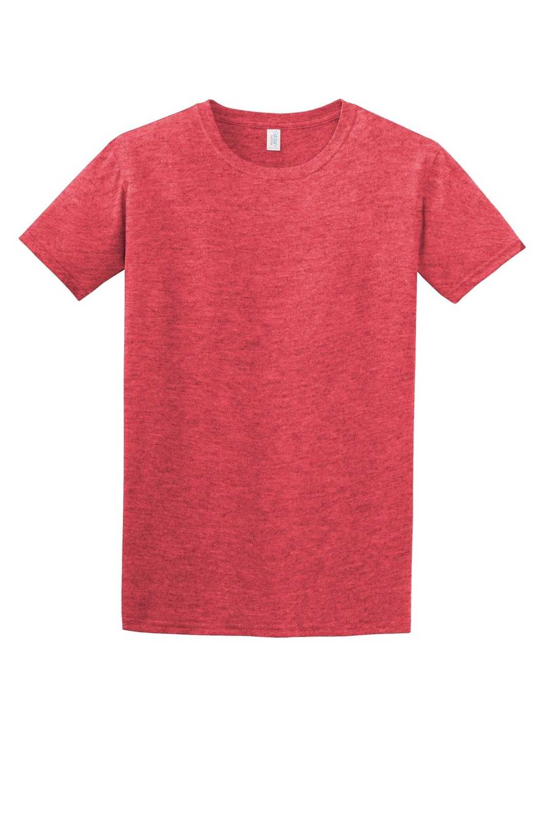 Gildan 64000 Softstyle T-Shirt - Heather Red - HIT a Double