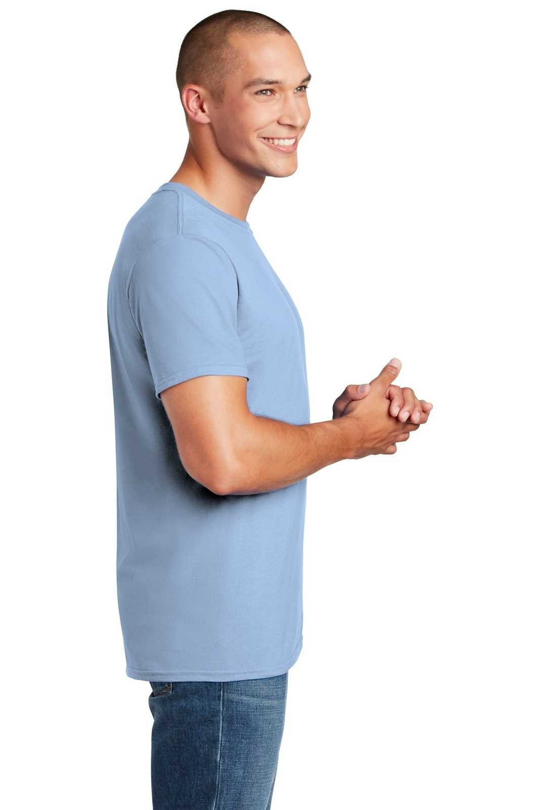 Gildan 64000 Softstyle T-Shirt - Light Blue - HIT a Double