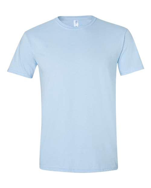 Gildan 64000 Softstyle T-Shirt - Light Blue - HIT a Double - 1