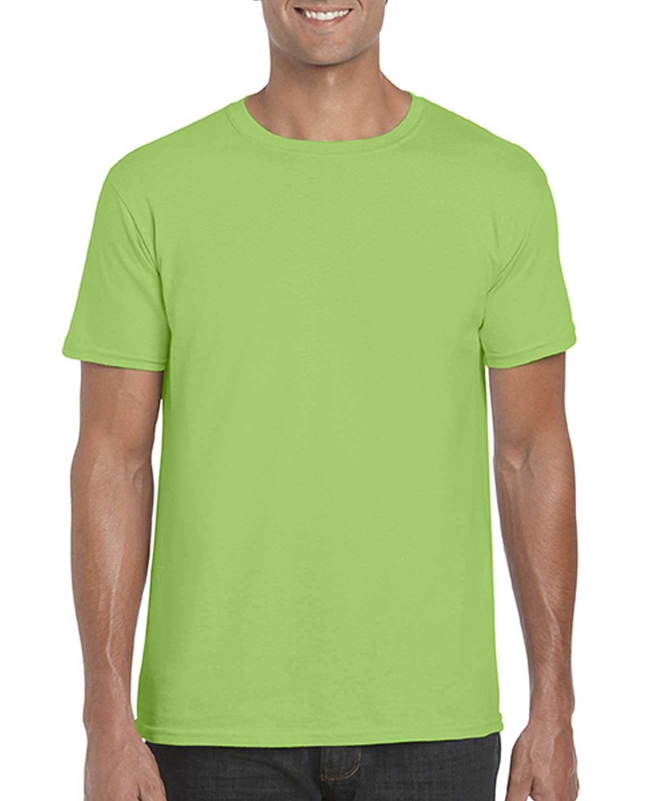 Gildan 64000 Softstyle T-Shirt - Lime - HIT a Double