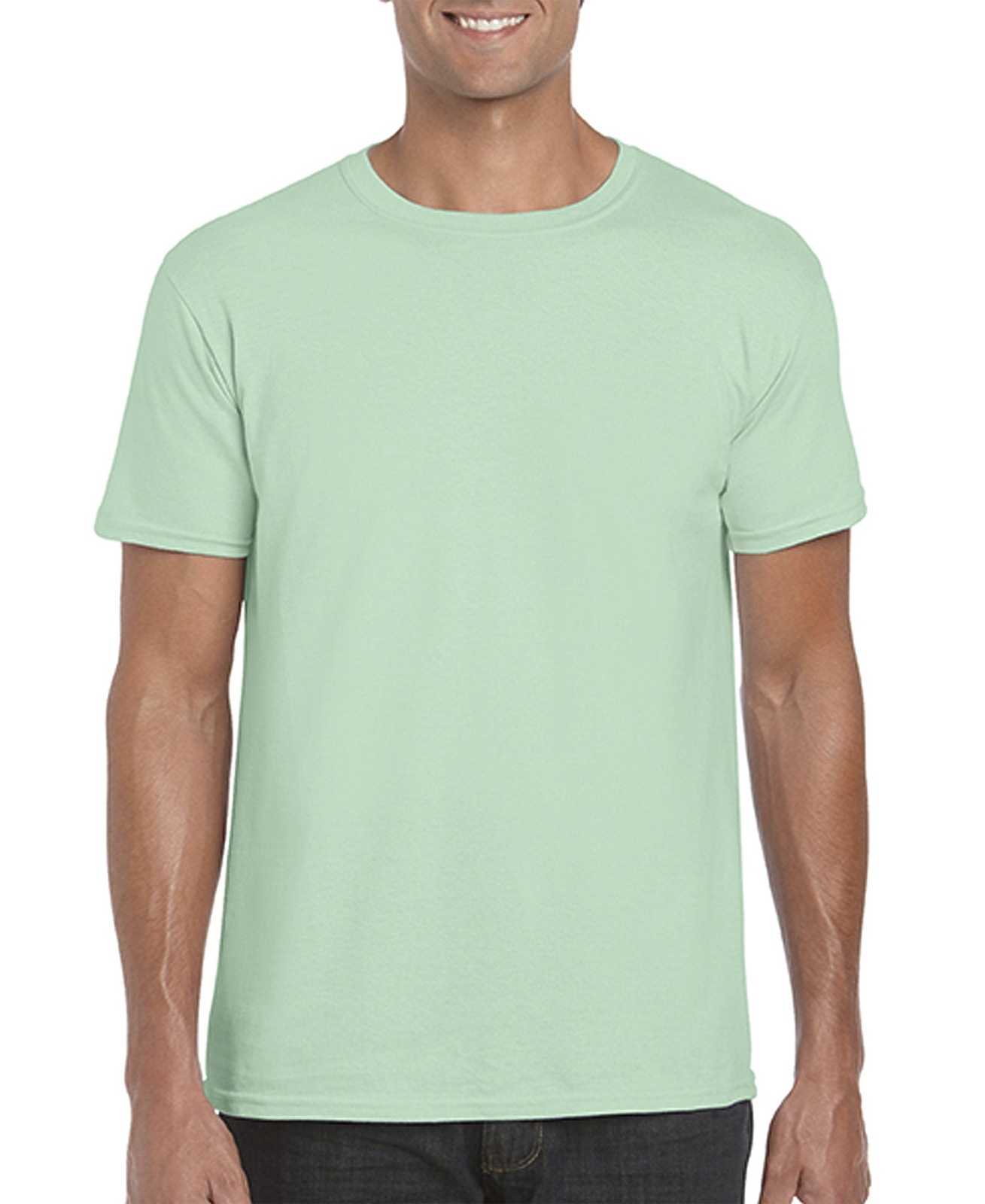 Gildan 64000 Softstyle T-Shirt - Mint Green - HIT a Double