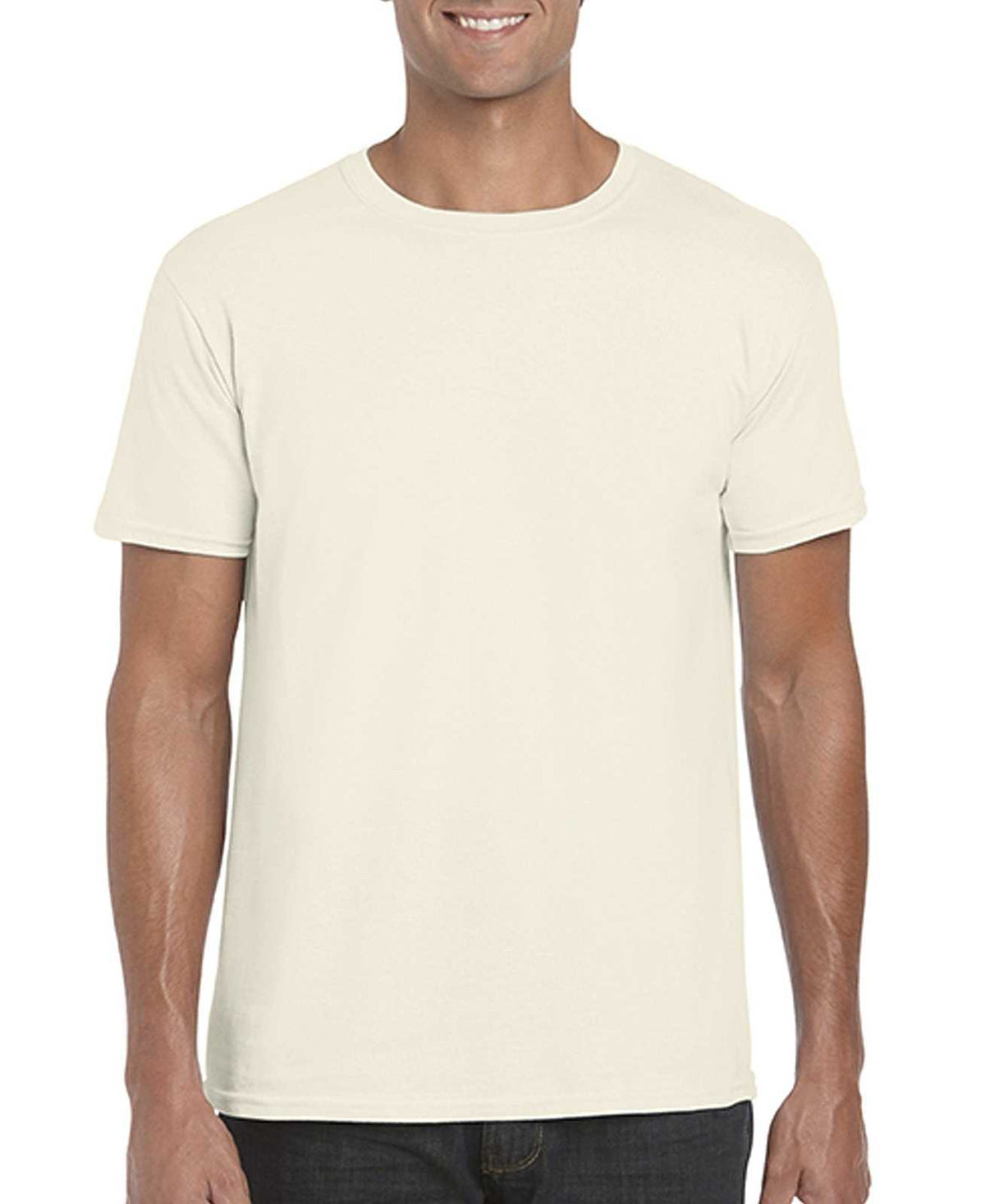 Gildan 64000 Softstyle T-Shirt - Natural - HIT a Double