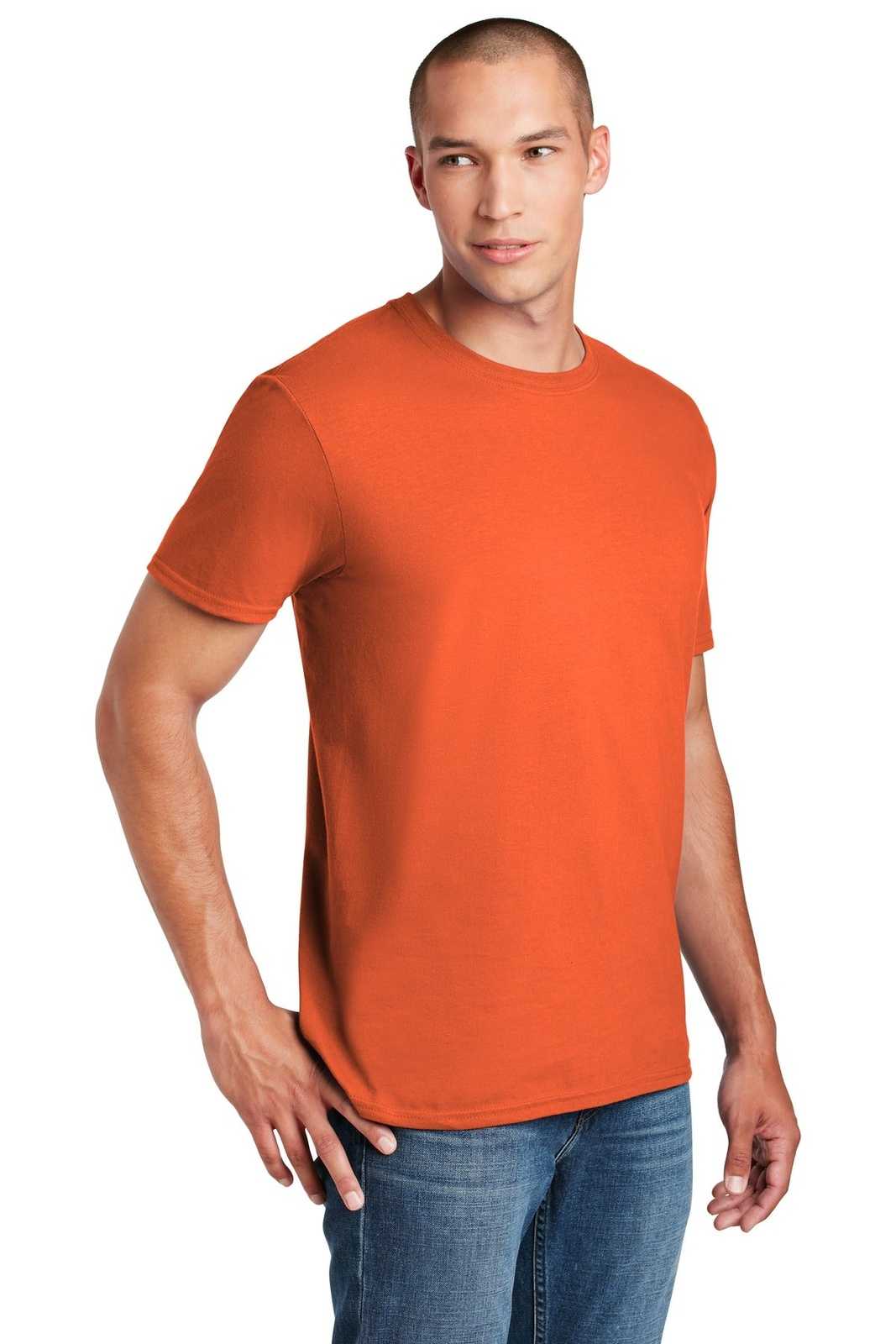 Gildan 64000 Softstyle T-Shirt - Orange - HIT a Double