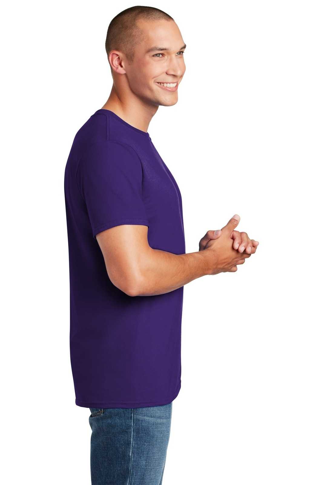 Gildan 64000 Softstyle T-Shirt - Purple - HIT a Double