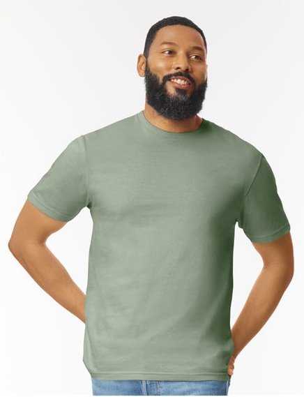 Gildan 64000 Softstyle T-Shirt - Sage&quot; - &quot;HIT a Double