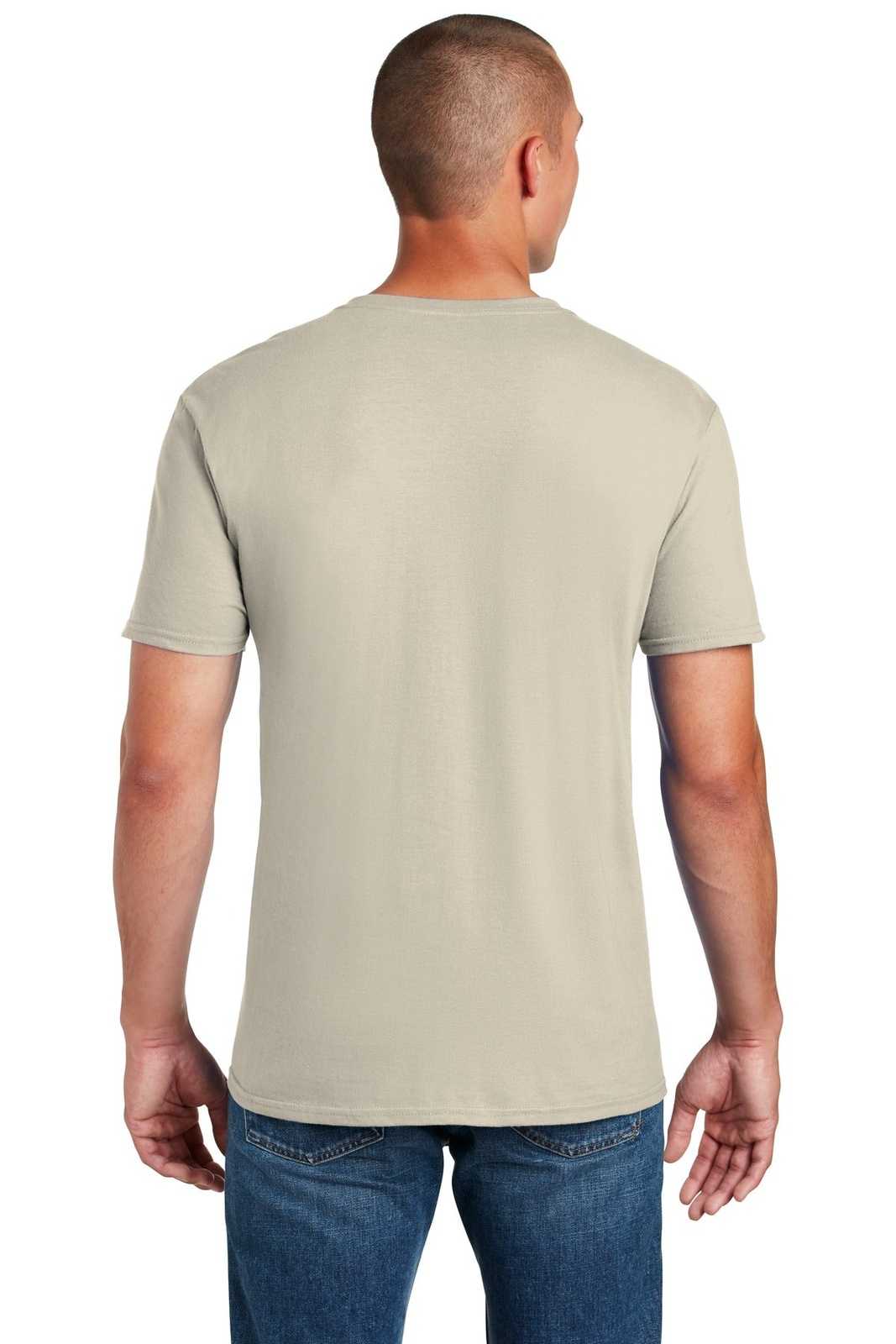 Gildan 64000 Softstyle T-Shirt - Sand - HIT a Double