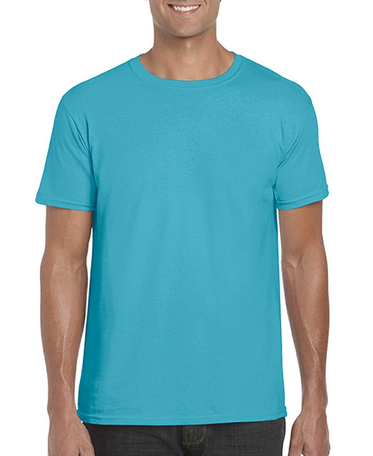 Gildan 64000 Softstyle T-Shirt - Tropical Blue - HIT a Double