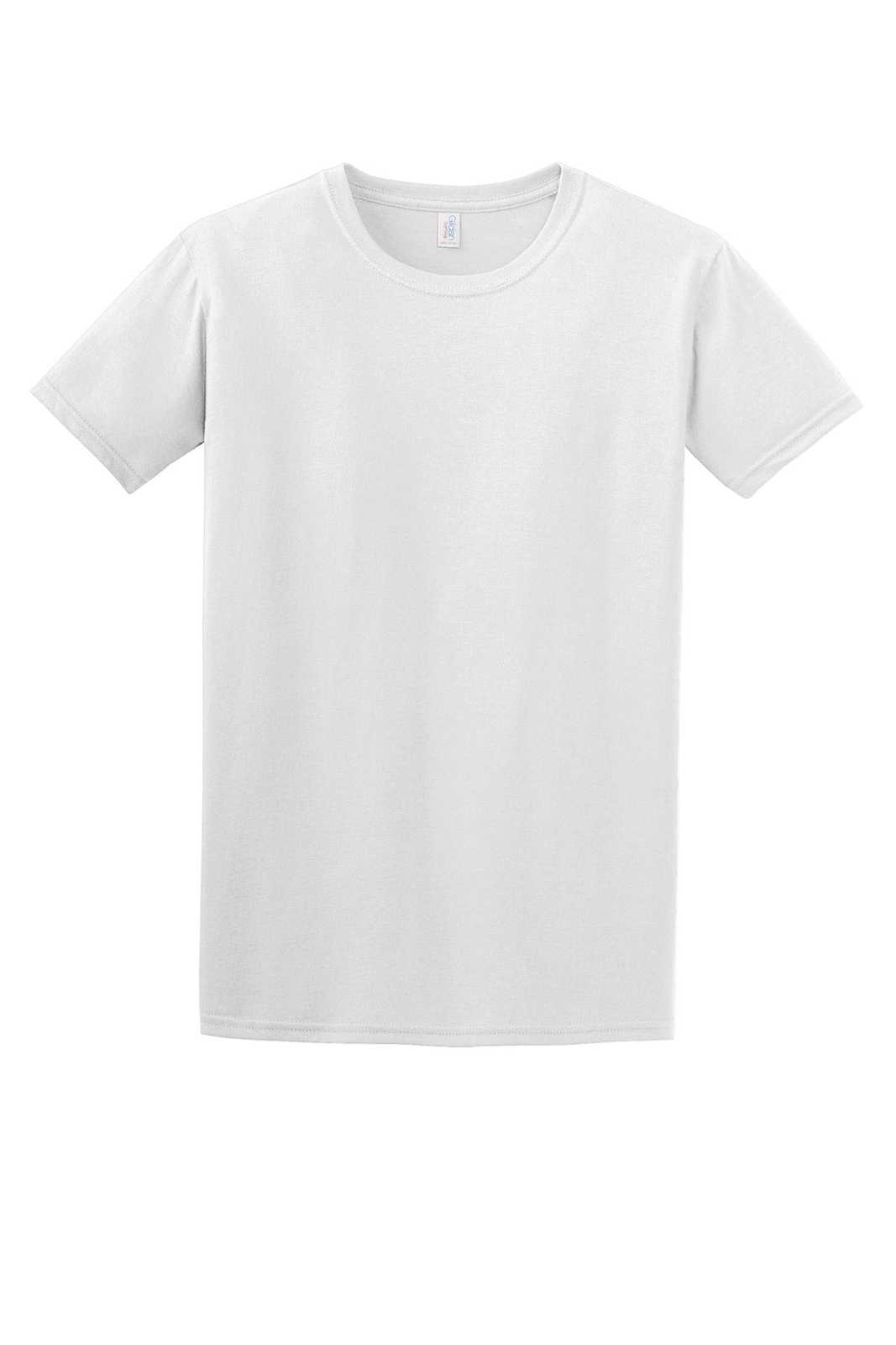 Gildan 64000 Softstyle T-Shirt - White - HIT a Double