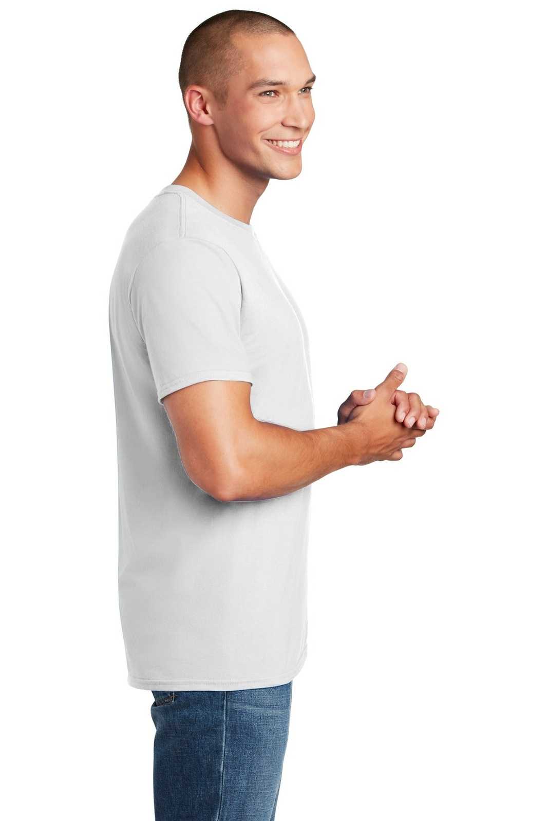 Gildan 64000 Softstyle T-Shirt - White - HIT a Double