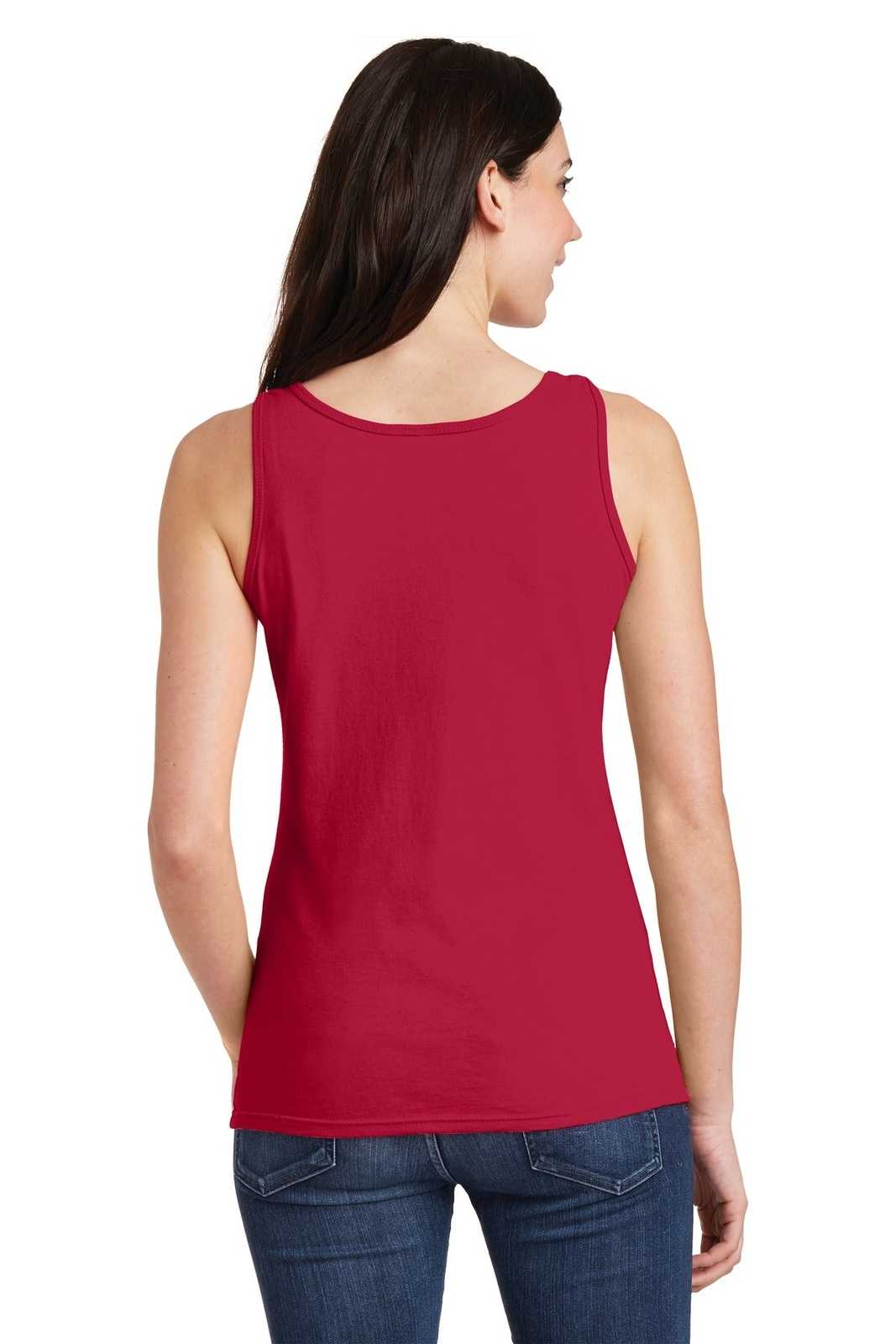 Gildan 64200L Softstyle Junior Fit Tank Top - Cherry Red - HIT a Double