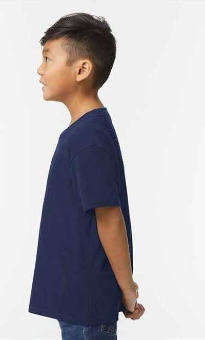 Gildan 65000B Softstyle Youth Midweight T-Shirt - Navy" - "HIT a Double