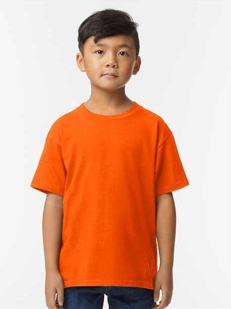 Gildan 65000B Softstyle Youth Midweight T-Shirt - Orange" - "HIT a Double