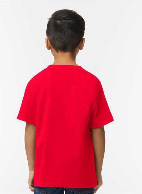 Gildan 65000B Softstyle Youth Midweight T-Shirt - Red&quot; - &quot;HIT a Double
