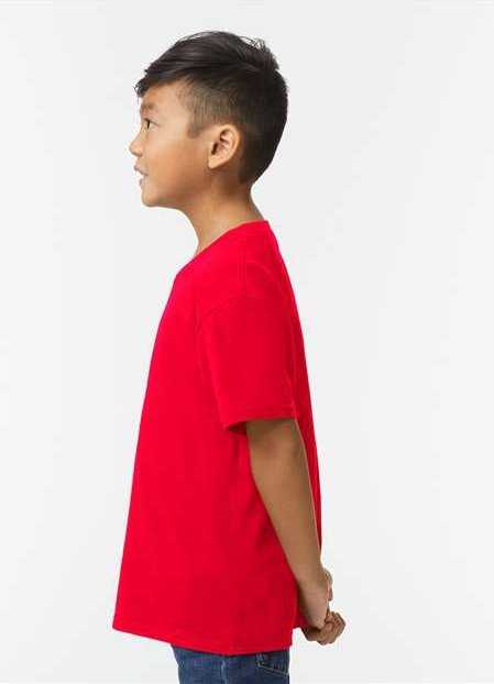 Gildan 65000B Softstyle Youth Midweight T-Shirt - Red&quot; - &quot;HIT a Double
