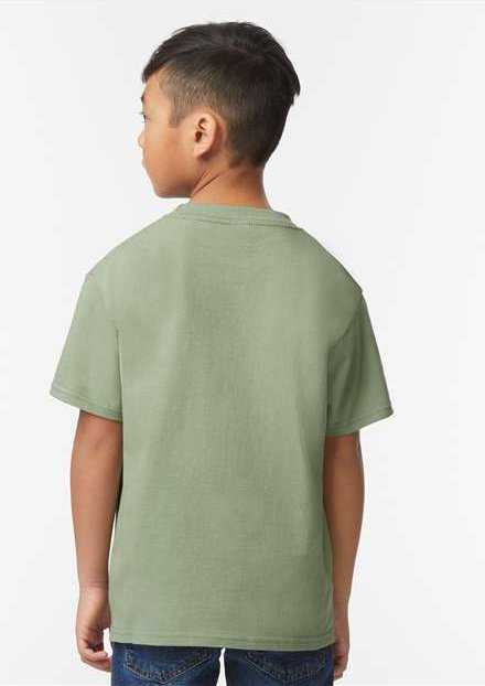Gildan 65000B Softstyle Youth Midweight T-Shirt - Sage&quot; - &quot;HIT a Double