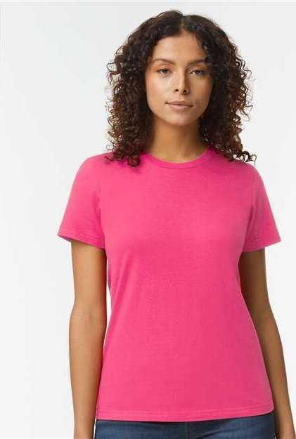 Gildan 65000L Softstyle Women's Midweight T-Shirt - Heliconia" - "HIT a Double