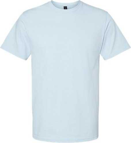 Gildan 65000 Softstyle Midweight T-Shirt - Light Blue" - "HIT a Double