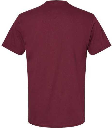 Gildan 65000 Softstyle Midweight T-Shirt - Maroon&quot; - &quot;HIT a Double