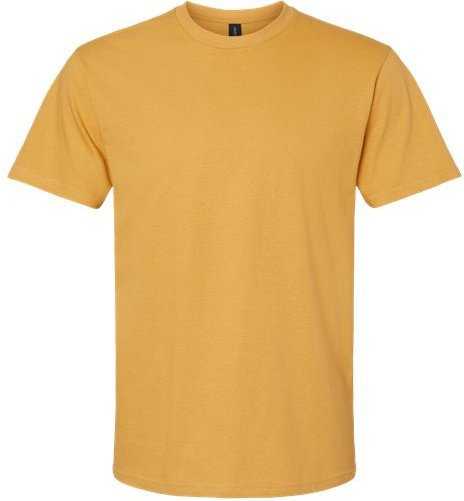 Gildan 65000 Softstyle Midweight T-Shirt - Mustard - HIT a Double - 1