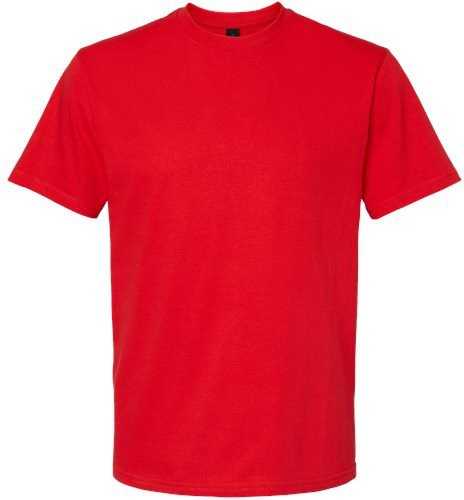 Gildan 65000 Softstyle Midweight T-Shirt - Red&quot; - &quot;HIT a Double