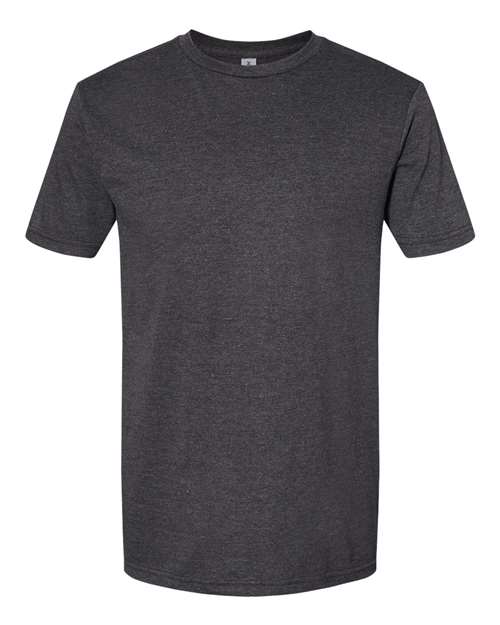 Gildan 67000 Softstyle CVC T-Shirt - Pitch Black Mist - HIT a Double