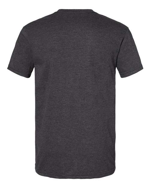 Gildan 67000 Softstyle CVC T-Shirt - Pitch Black Mist - HIT a Double