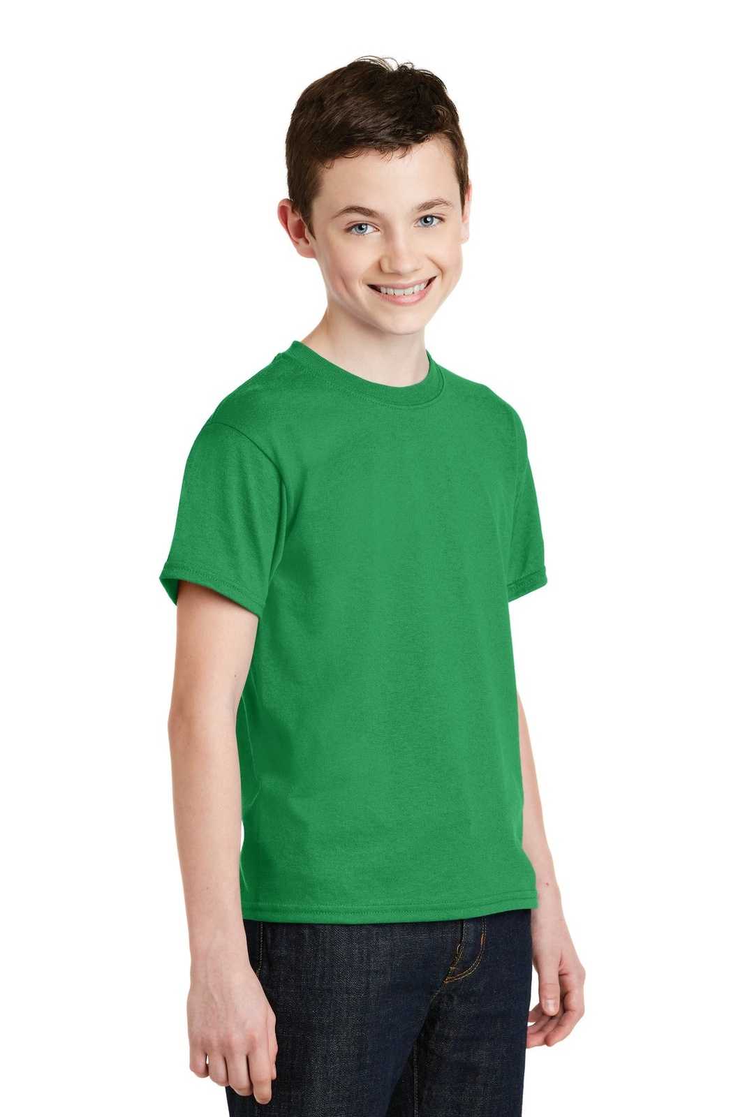 Gildan 8000B Youth Dryblend 50 Cotton/50 Poly T-Shirt - Irish Green - HIT a Double