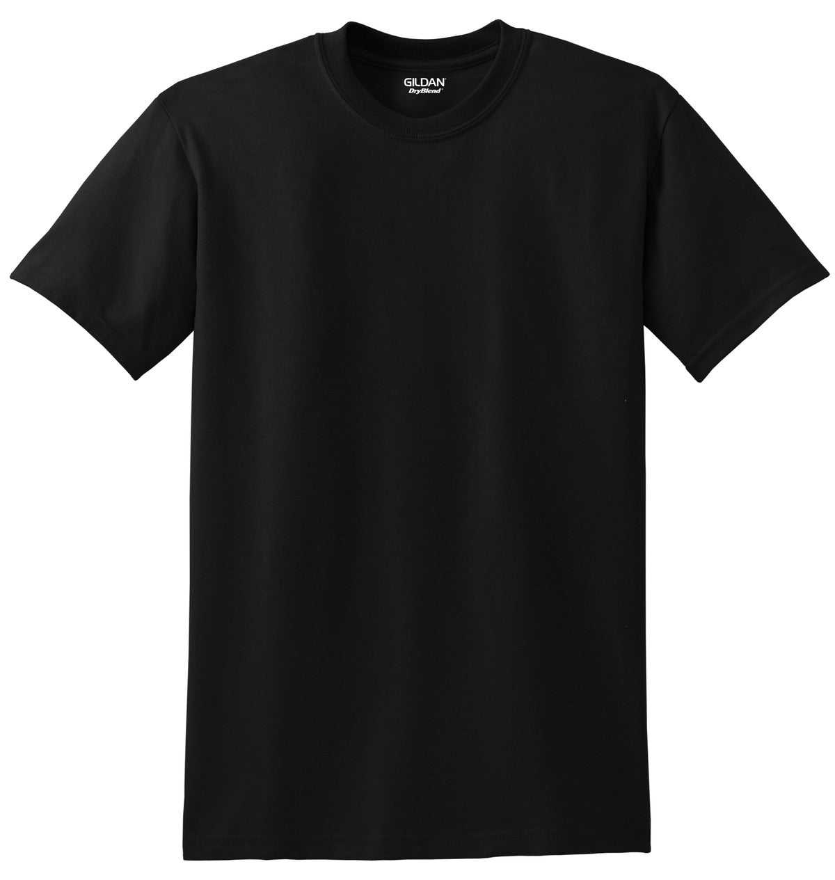 Gildan 8000 Dryblend 50 Cotton/50 Poly T-Shirt - Black - HIT a Double