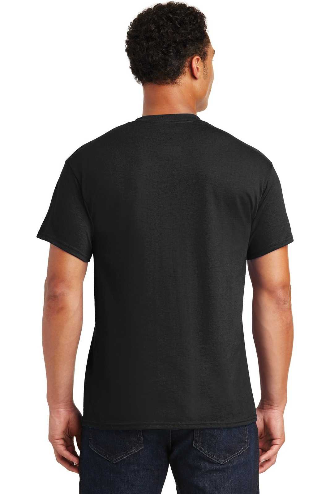 Gildan 8000 Dryblend 50 Cotton/50 Poly T-Shirt - Black - HIT a Double