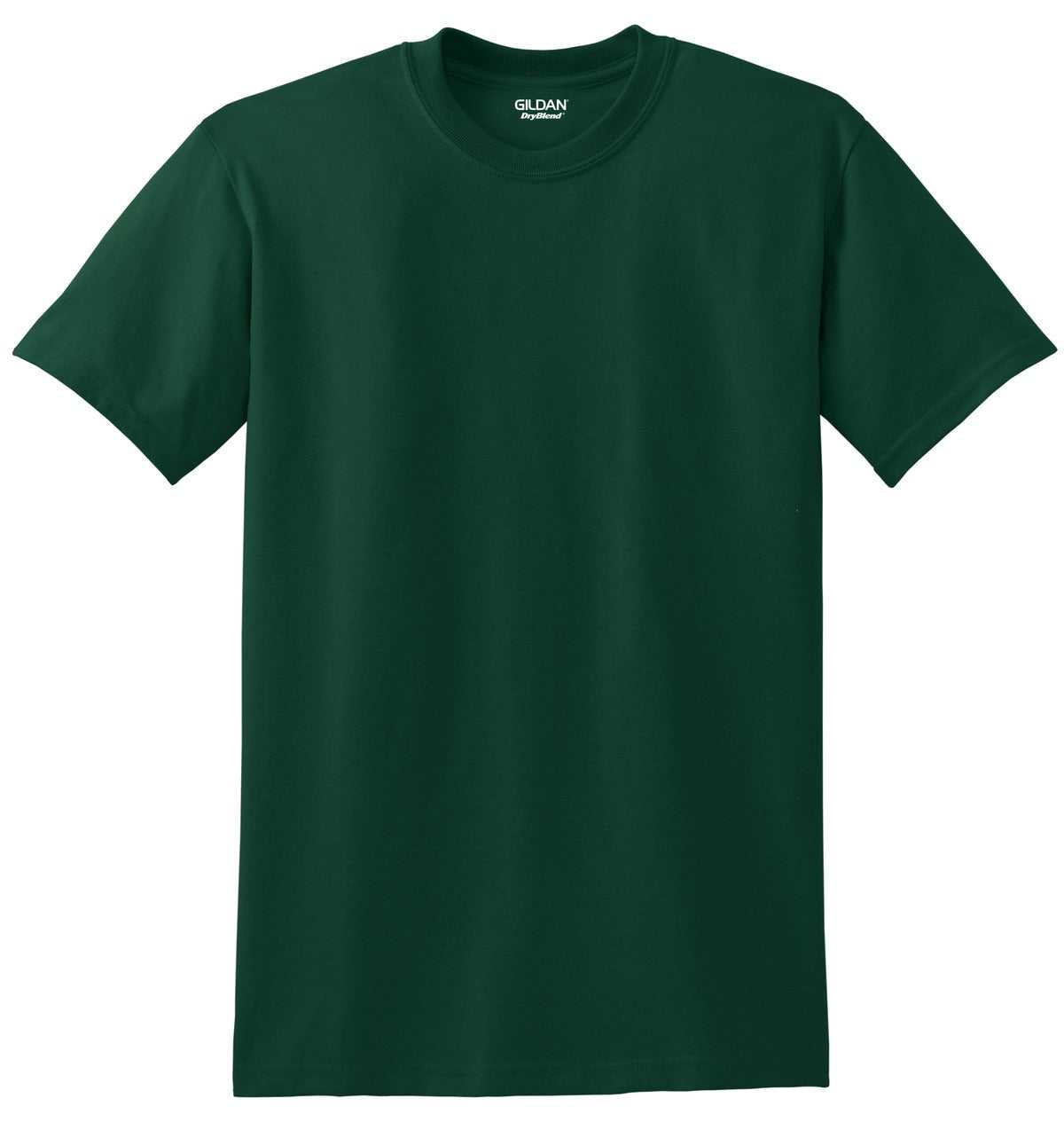 Gildan 8000 Dryblend 50 Cotton/50 Poly T-Shirt - Forest - HIT a Double