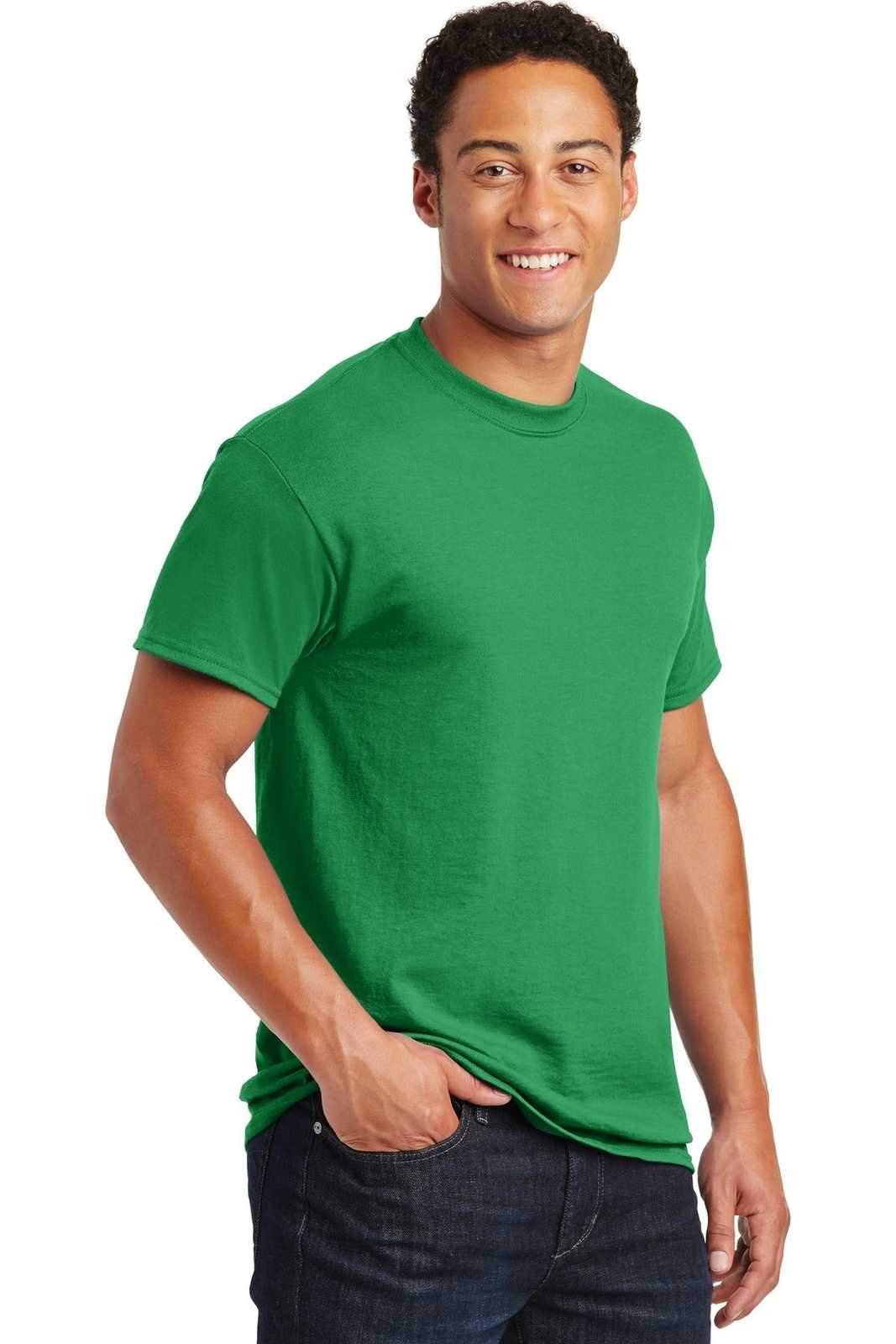 Gildan 8000 Dryblend 50 Cotton/50 Poly T-Shirt - Irish Green - HIT a Double