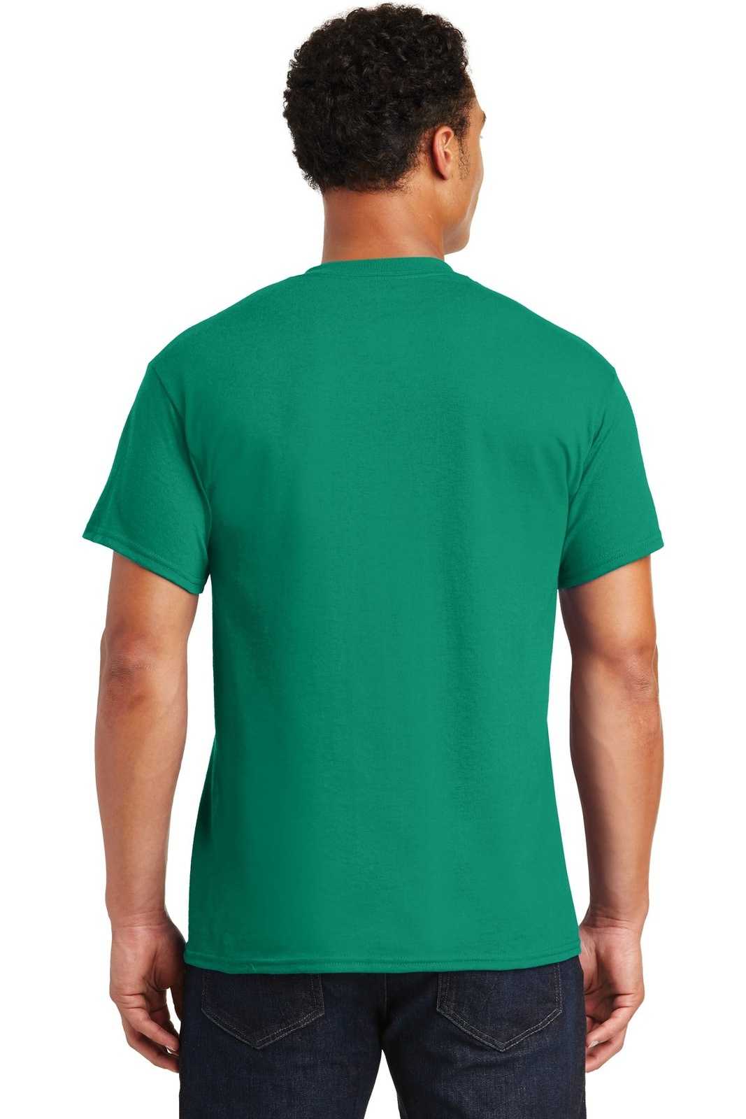 Gildan 8000 Dryblend 50 Cotton/50 Poly T-Shirt - Kelly Green - HIT a Double