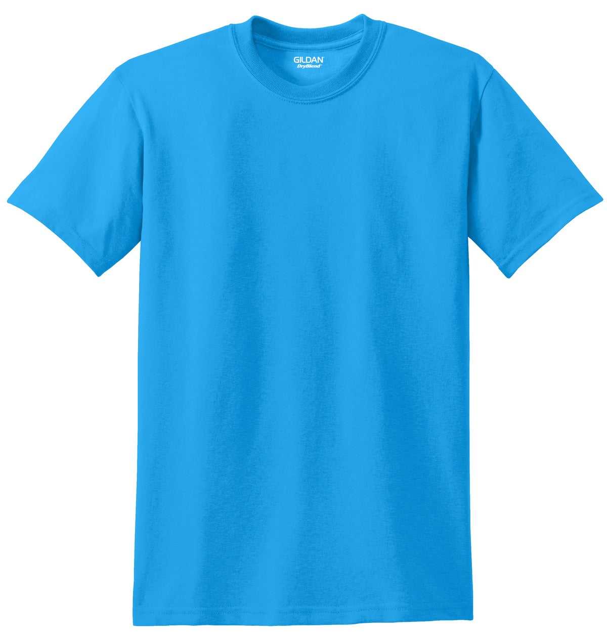 Gildan 8000 Dryblend 50 Cotton/50 Poly T-Shirt - Sapphire - HIT a Double
