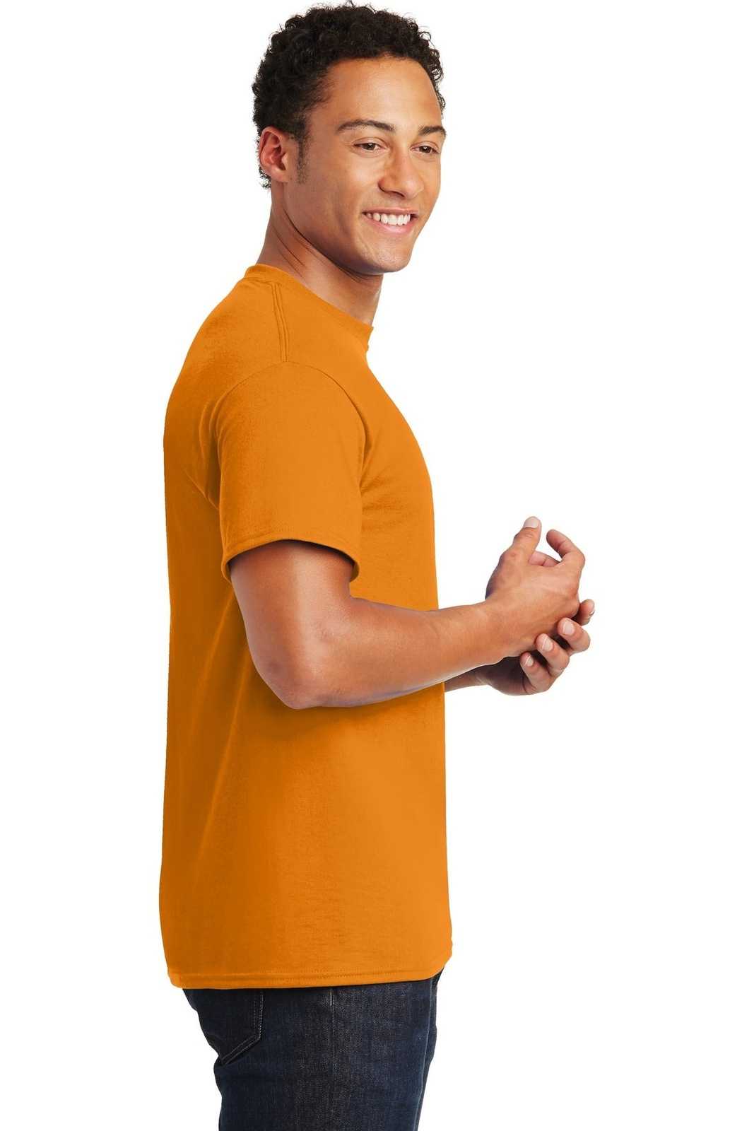 Gildan 8000 Dryblend 50 Cotton/50 Poly T-Shirt - Tennessee Orange - HIT a Double