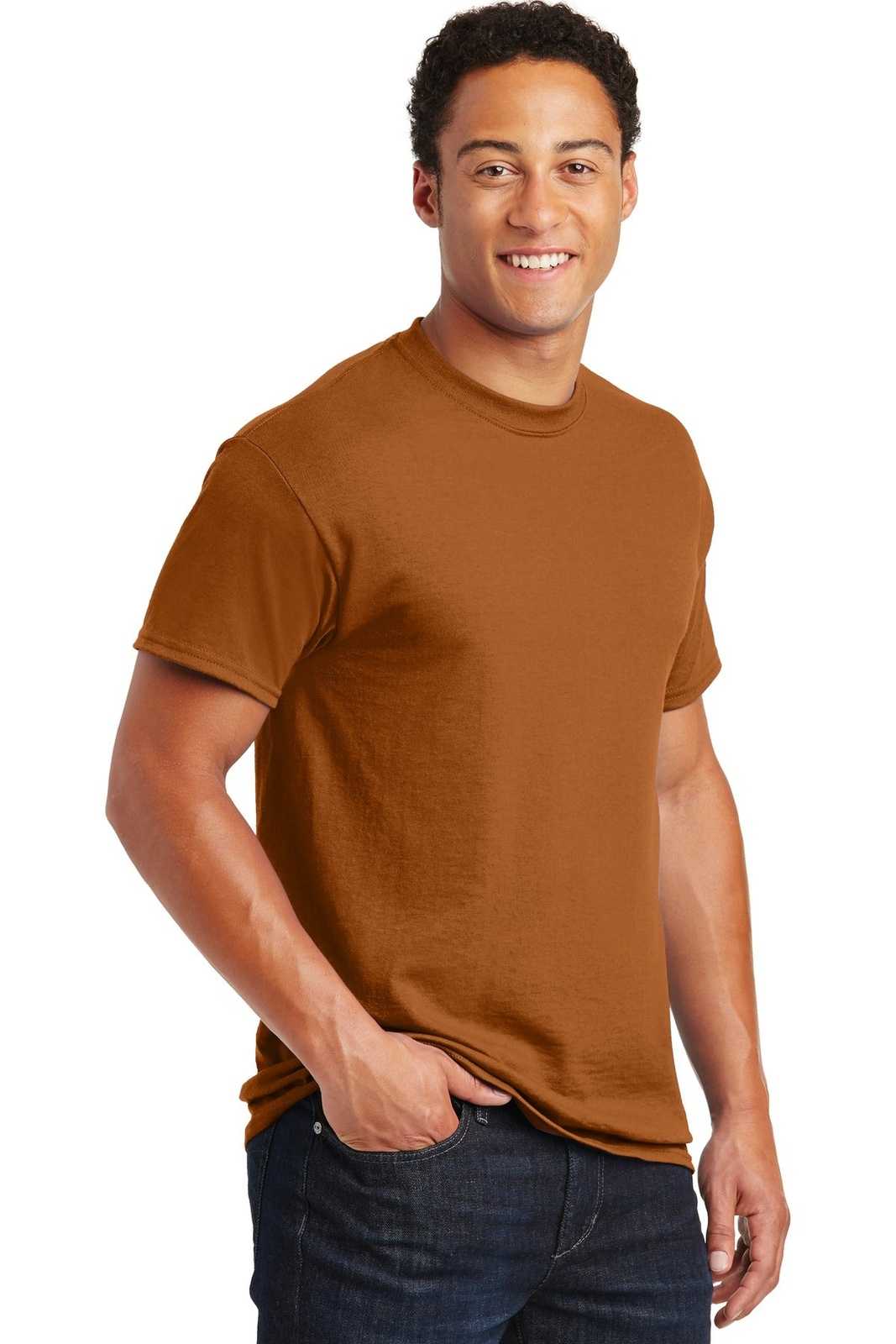 Gildan 8000 Dryblend 50 Cotton/50 Poly T-Shirt - Texas Orange - HIT a Double