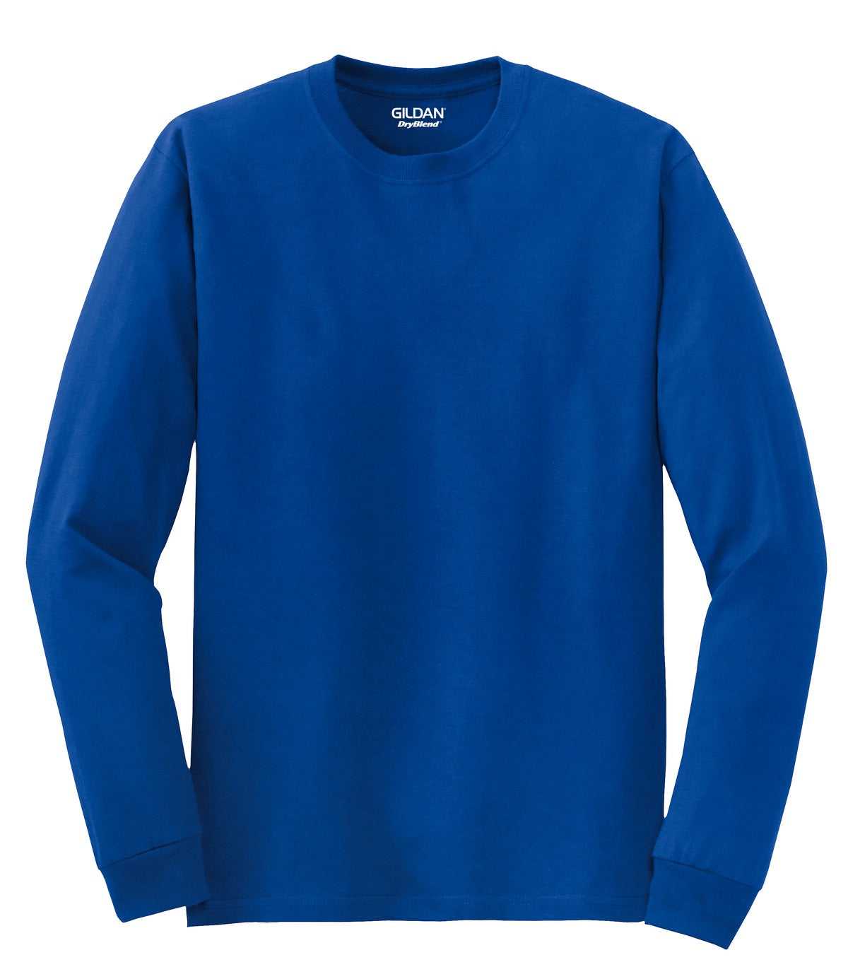 Gildan 8400 Dryblend 50 Cotton/50 Poly Long Sleeve T-Shirt - Royal - HIT a Double