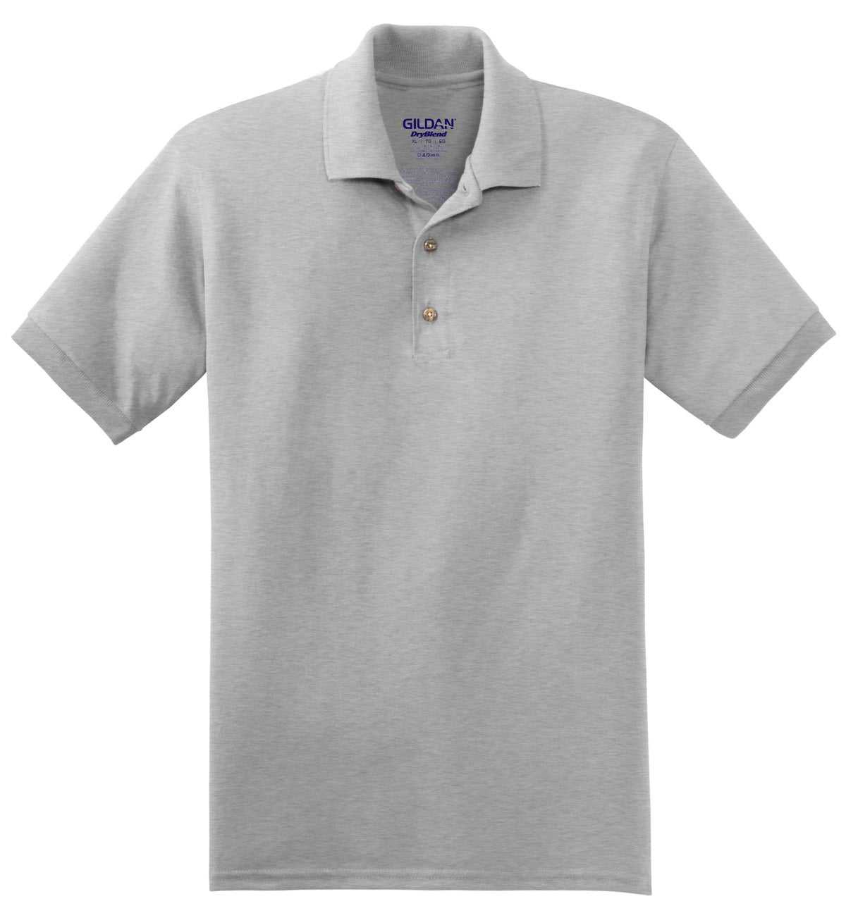 Gildan 8800 Dryblend 6-Ounce Jersey Knit Sport Shirt - Ash - HIT a Double