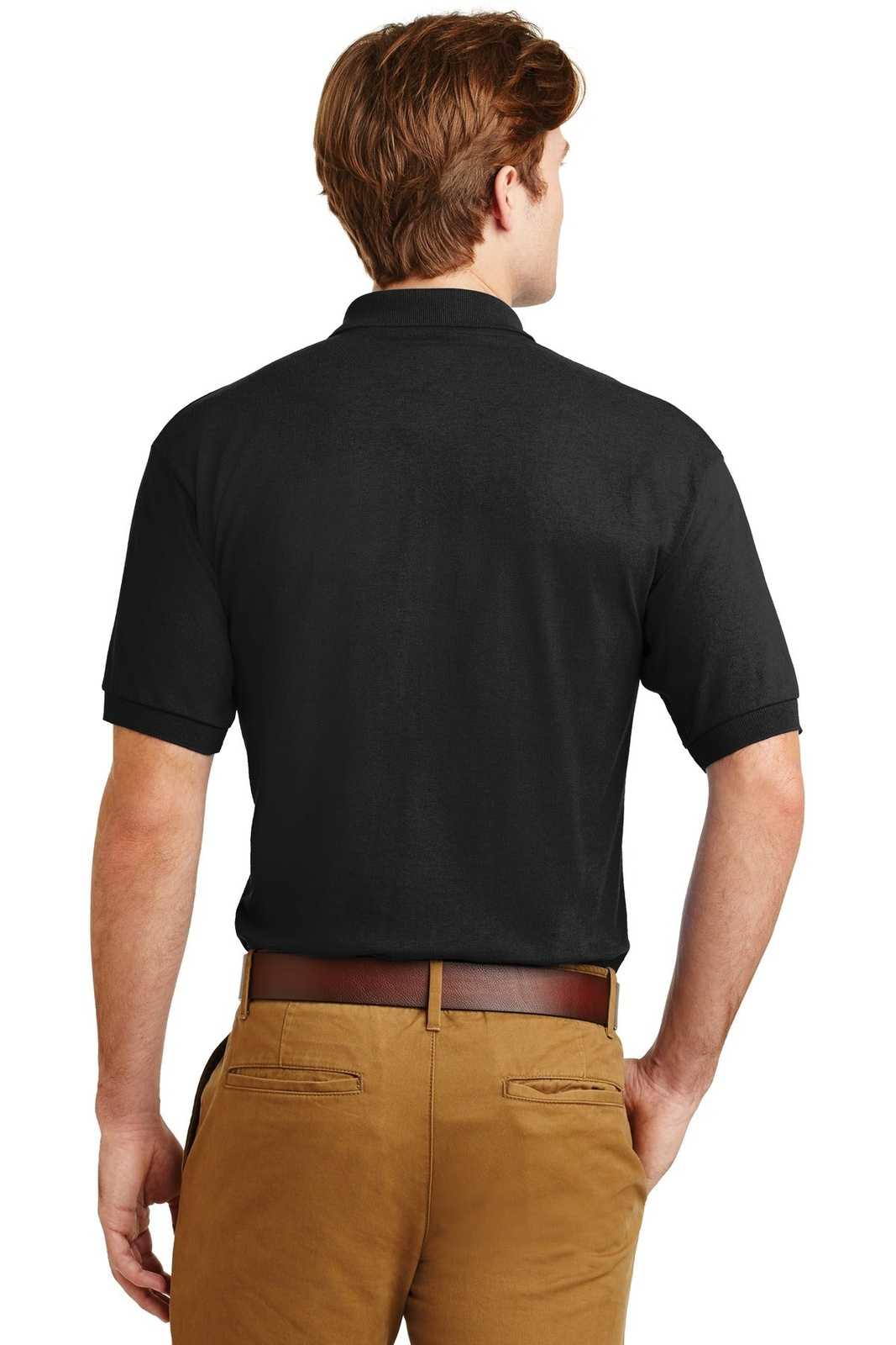 Gildan 8800 Dryblend 6-Ounce Jersey Knit Sport Shirt - Black - HIT a Double