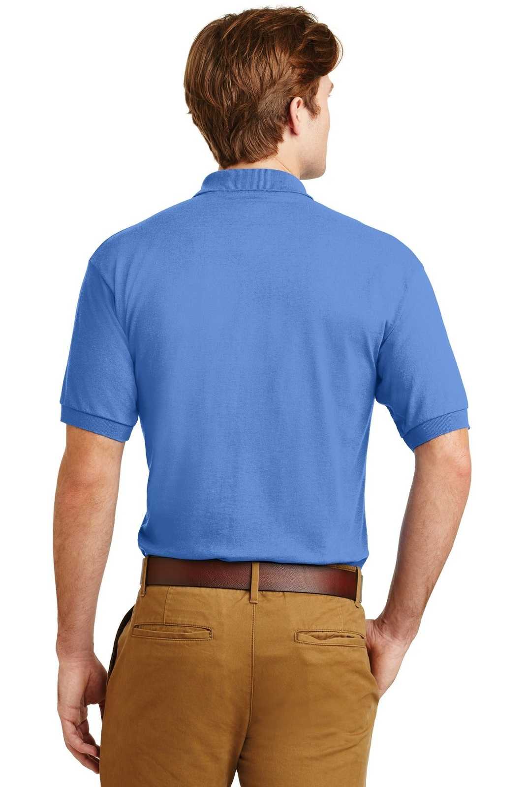 Gildan 8800 Dryblend 6-Ounce Jersey Knit Sport Shirt - Carolina Blue - HIT a Double