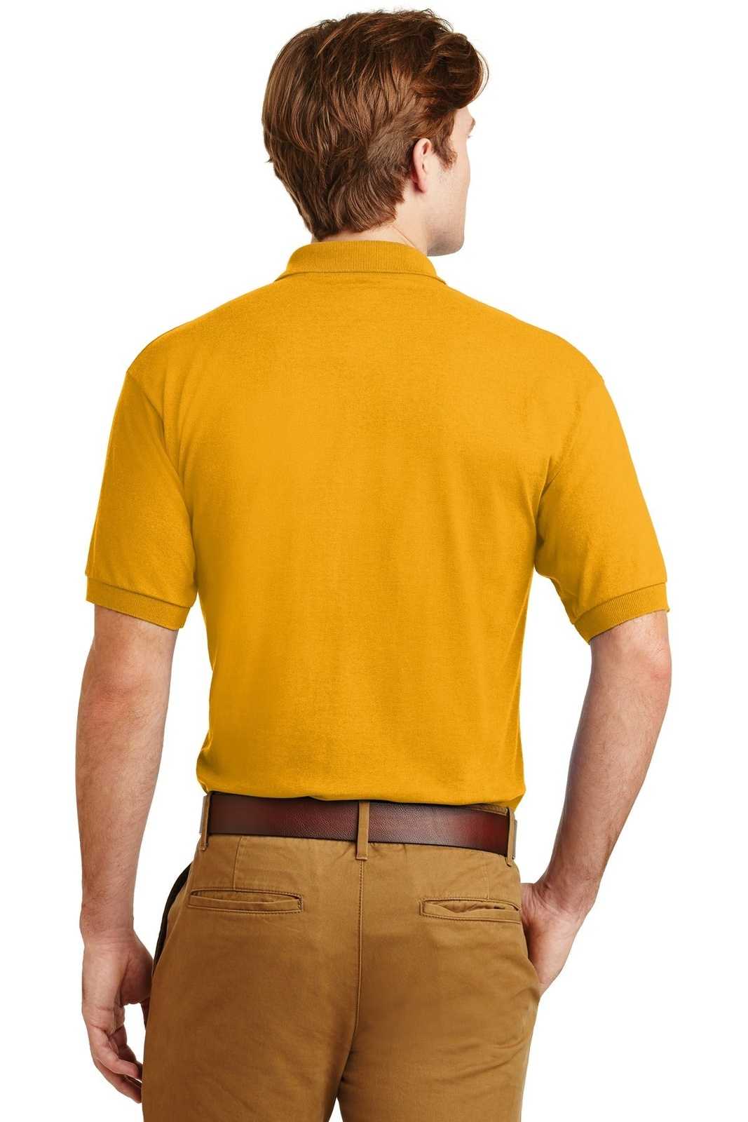 Gildan 8800 Dryblend 6-Ounce Jersey Knit Sport Shirt - Gold - HIT a Double