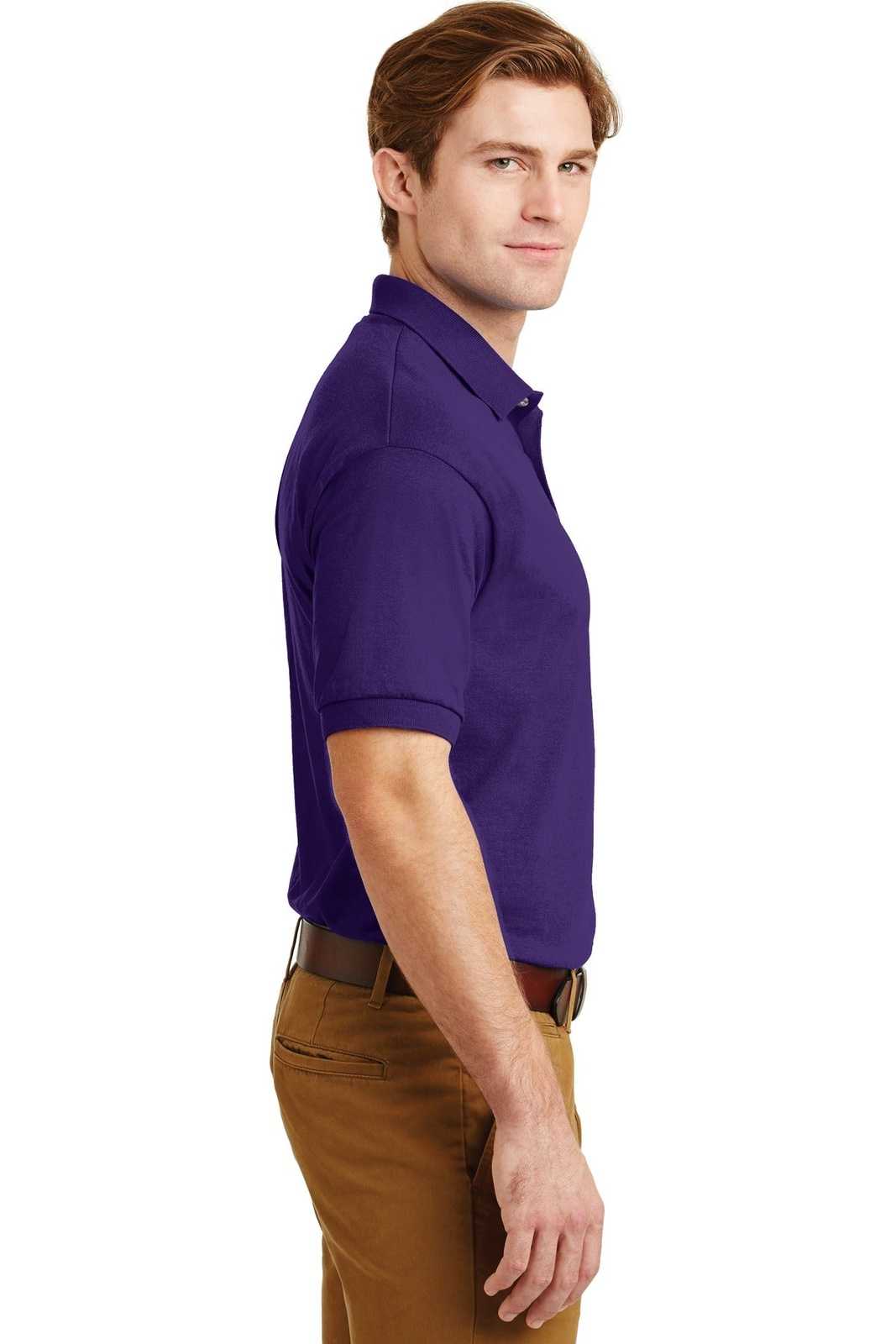 Gildan 8800 Dryblend 6-Ounce Jersey Knit Sport Shirt - Purple - HIT a Double