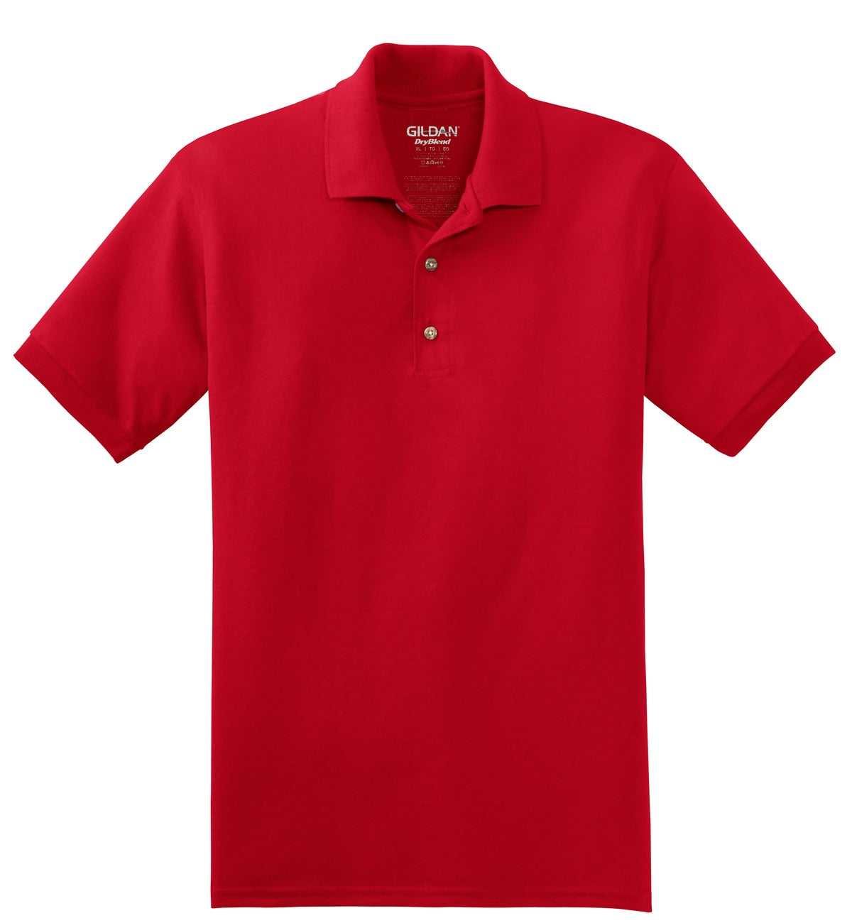 Gildan 8800 Dryblend 6-Ounce Jersey Knit Sport Shirt - Red - HIT a Double