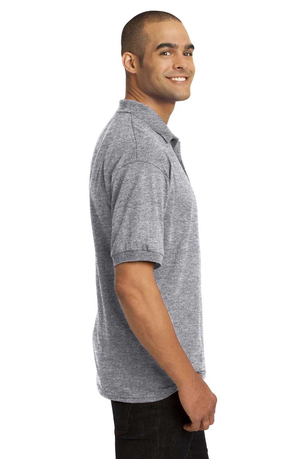 Gildan 8900 DryBlend 6-Ounce Jersey Knit Sport Shirt with Pocket - Sport Gray - HIT a Double