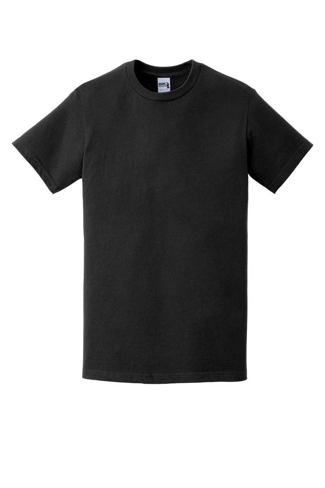 Gildan H000 Hammer T-Shirt - Black - HIT a Double
