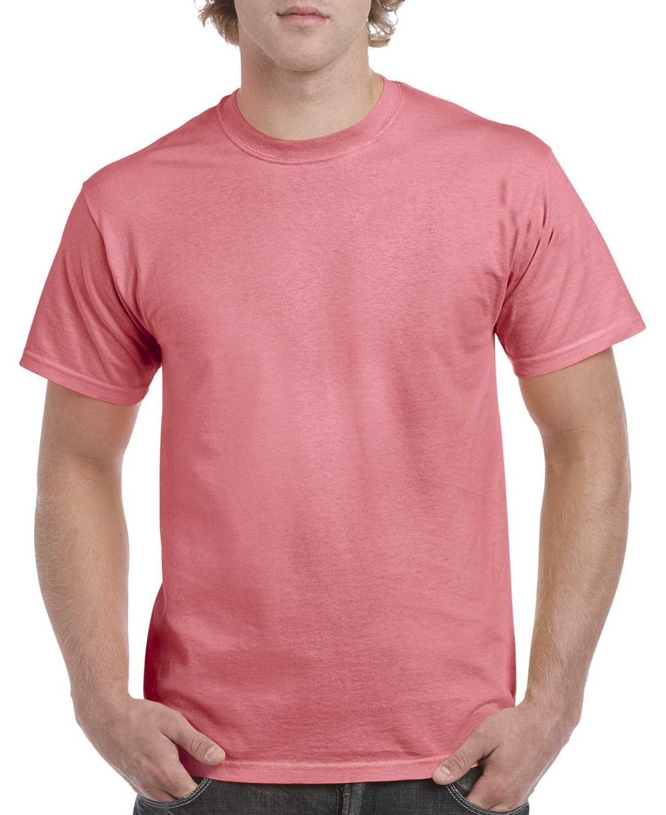 Gildan H000 Hammer T-Shirt - Coral Silk - HIT a Double