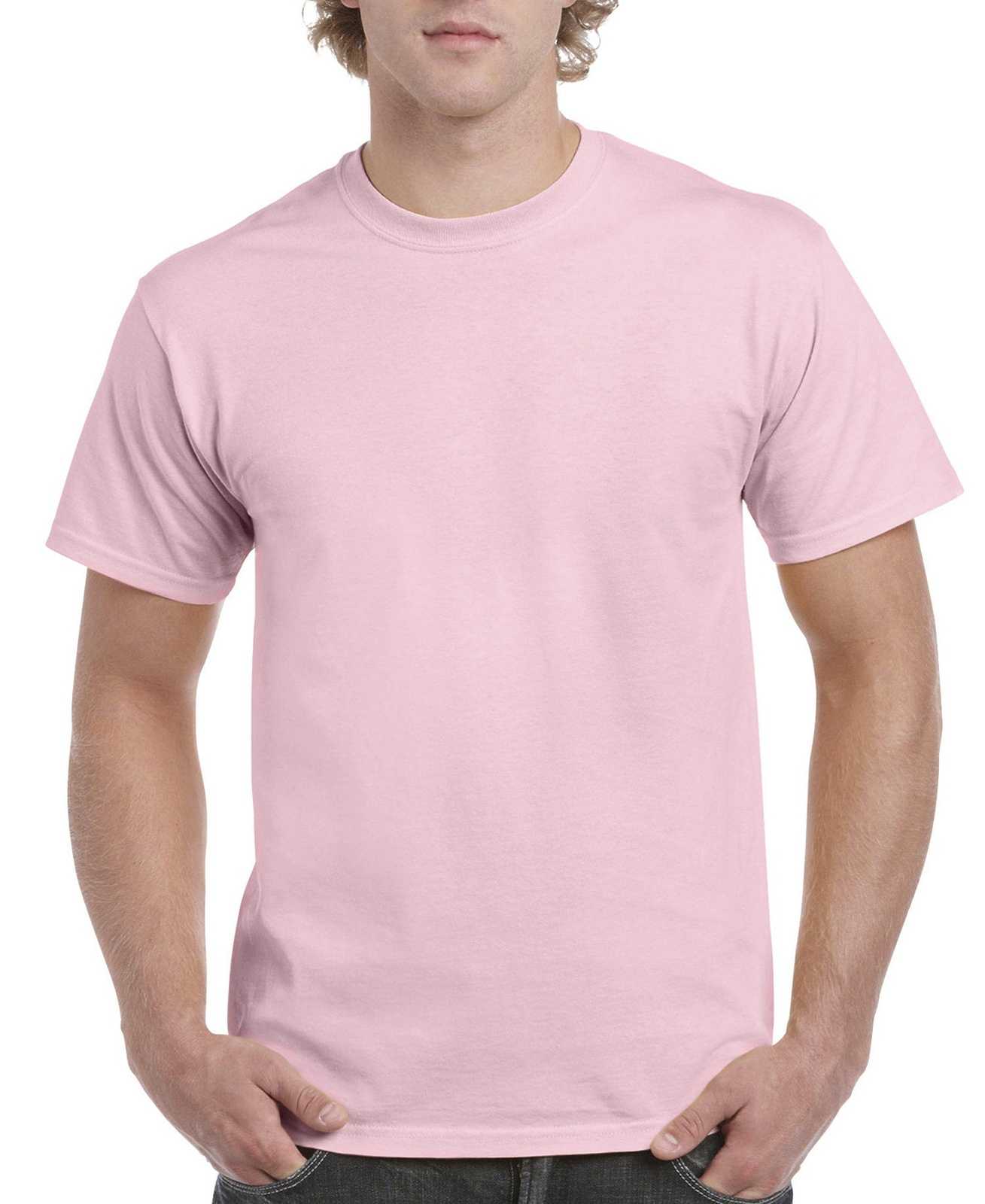 Gildan H000 Hammer T-Shirt - Light Pink - HIT a Double